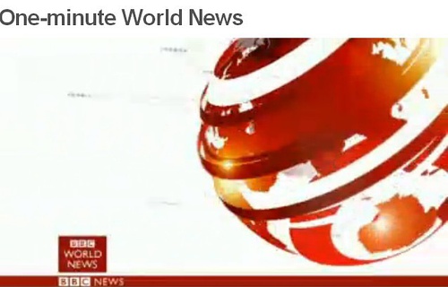 BBC One-minute World News 2013.04.27
